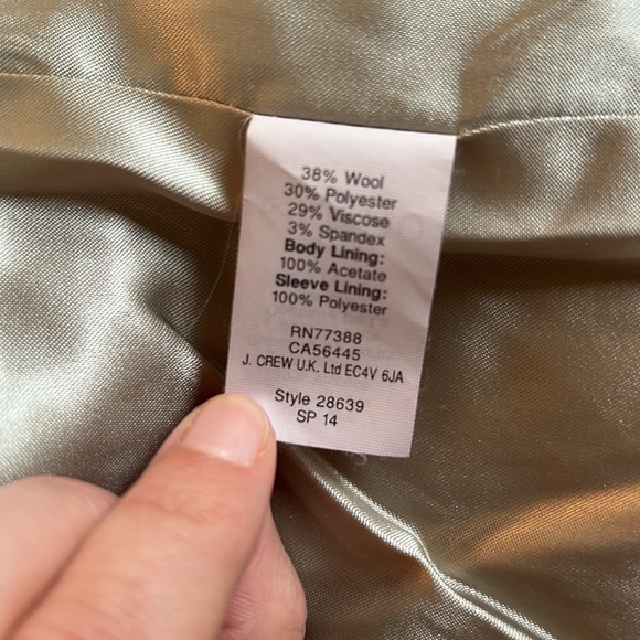 J. Crew Navy Blazer with Gold Buttons - Picture 12 of 13